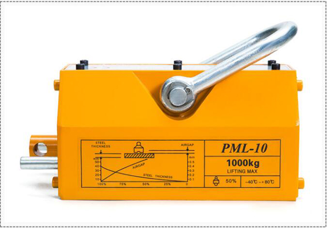 PML-10手动永磁吸盘吊装H13模具钢